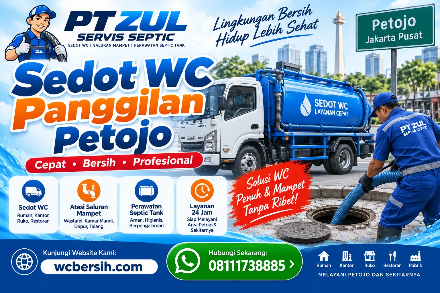 Sedot WC Panggilan Petojo