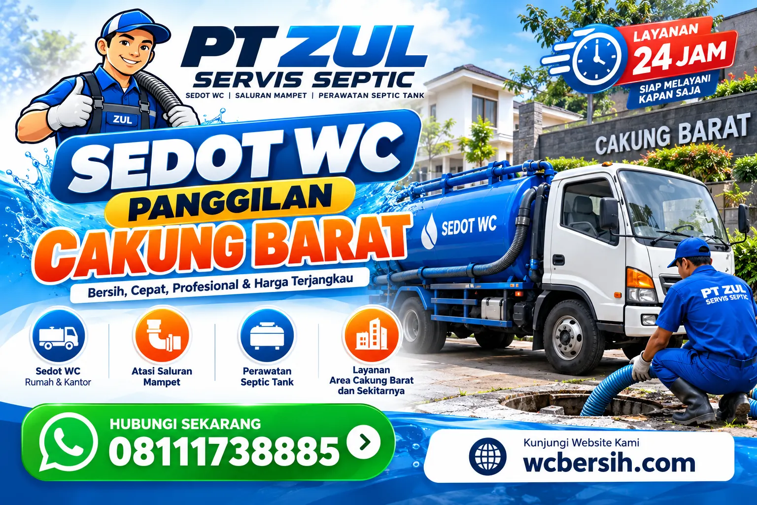 Sedot WC Panggilan Cakung Barat