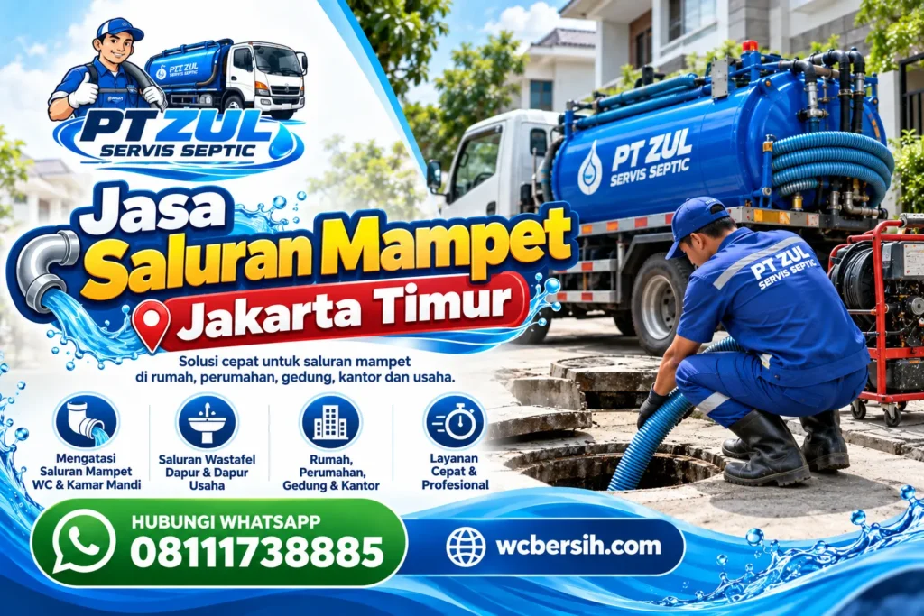 Jasa saluran mampet Jakarta Timur