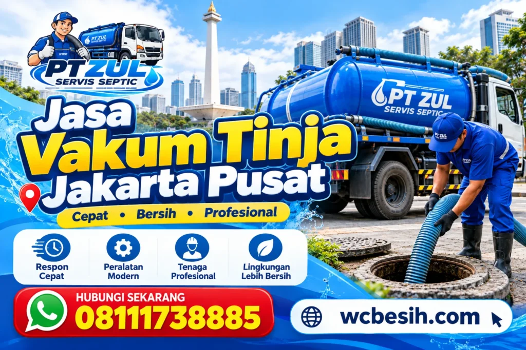 Jasa Vakum Tinja Jakarta Pusat