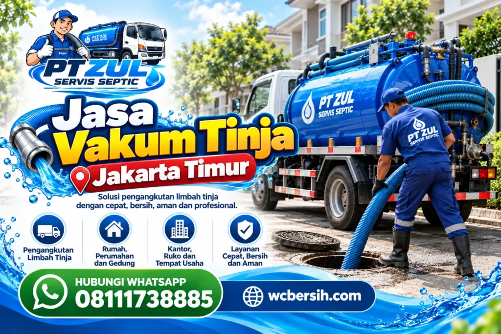 Jasa vakum tinja Jakarta Timur