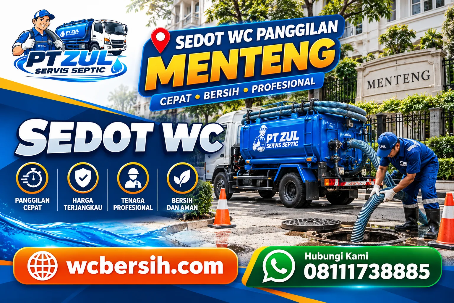 Sedot WC Panggilan di Menteng