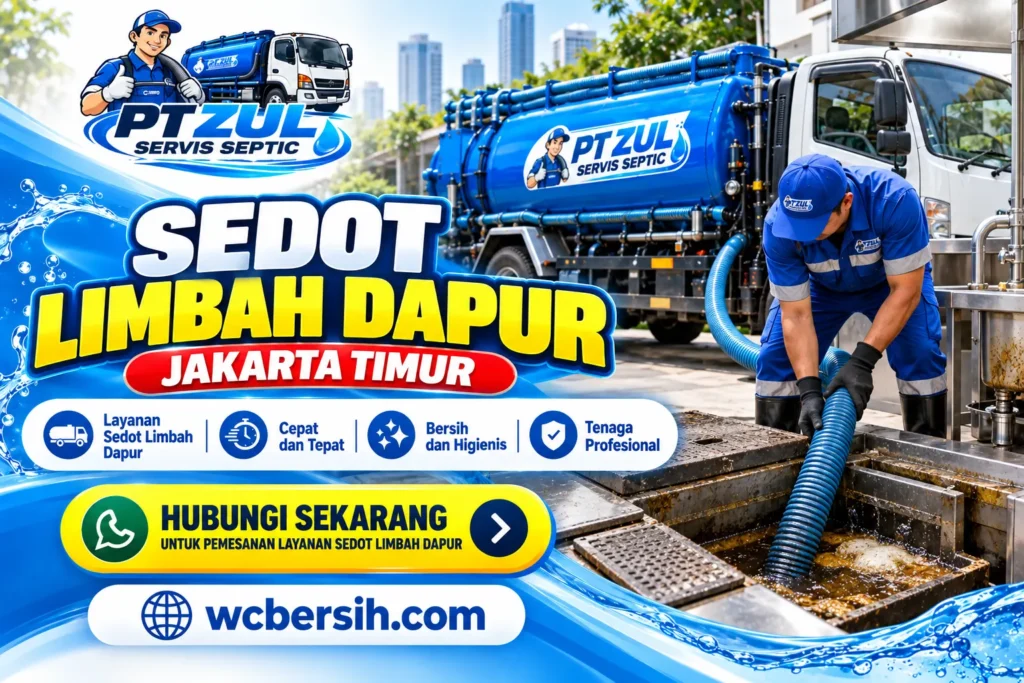 Sedot Limbah Dapur Jakarta Timur